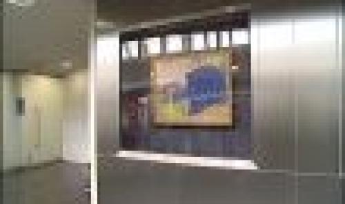 Des oeuvres d'art exposées dans la gare